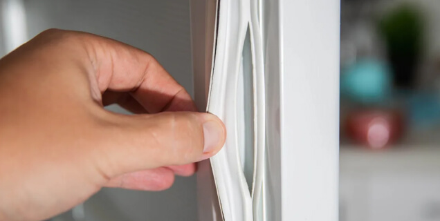 Повреждение уплотнителя в холодильнике