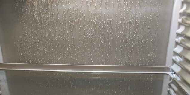 Конденсат в холодильнике на задней стенке