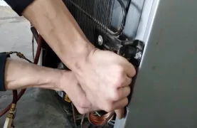Устранение утечки хладагента